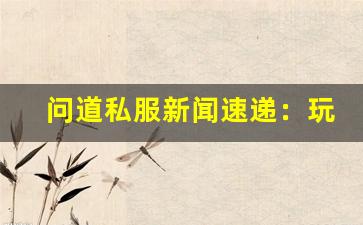 问道私服新闻速递：玩家热议近期游戏更新与活动