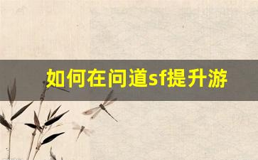 如何在问道sf提升游戏技巧