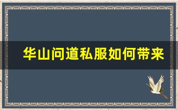 华山问道私服如何带来更真实的游戏体验