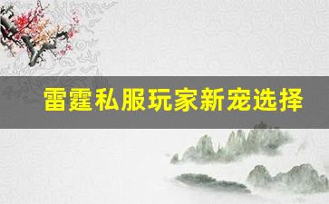 为什么问道私服雷霆是玩家的新宠选择