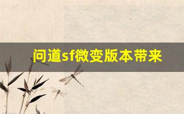 问道sf微变版本带来全新挑战与机遇