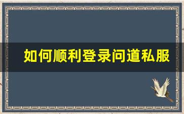 如何顺利登录问道私服 详细操作指南