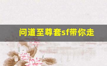 问道至尊套sf带你走向最强之路