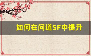 如何在问道SF中提升角色实力技巧